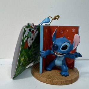 Disney Lilo & Stitch - Stitch Christmas Card Sketchbook Christmas Ornament NWT